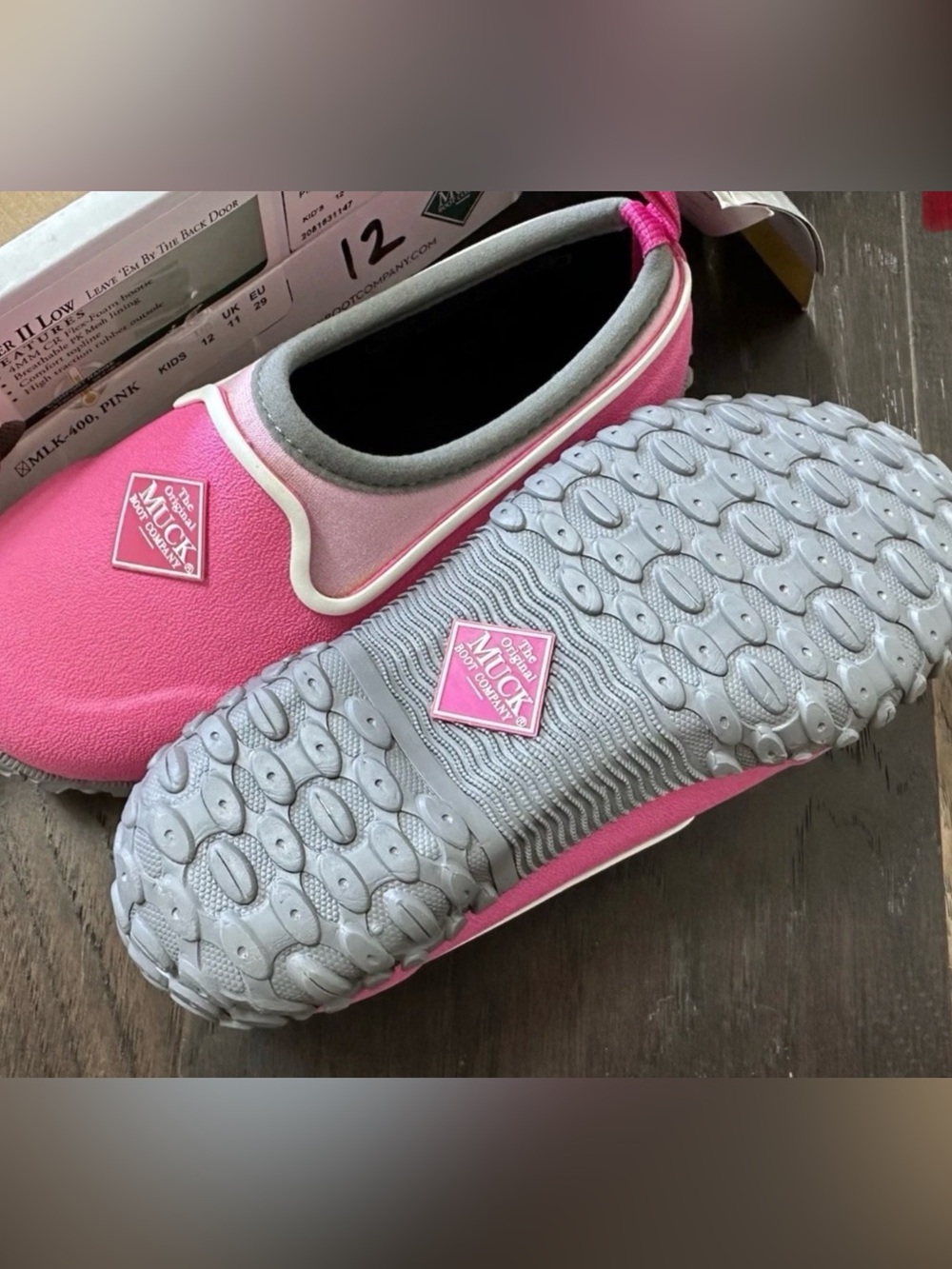 Muck Boot Company Pink Slip-On size 12